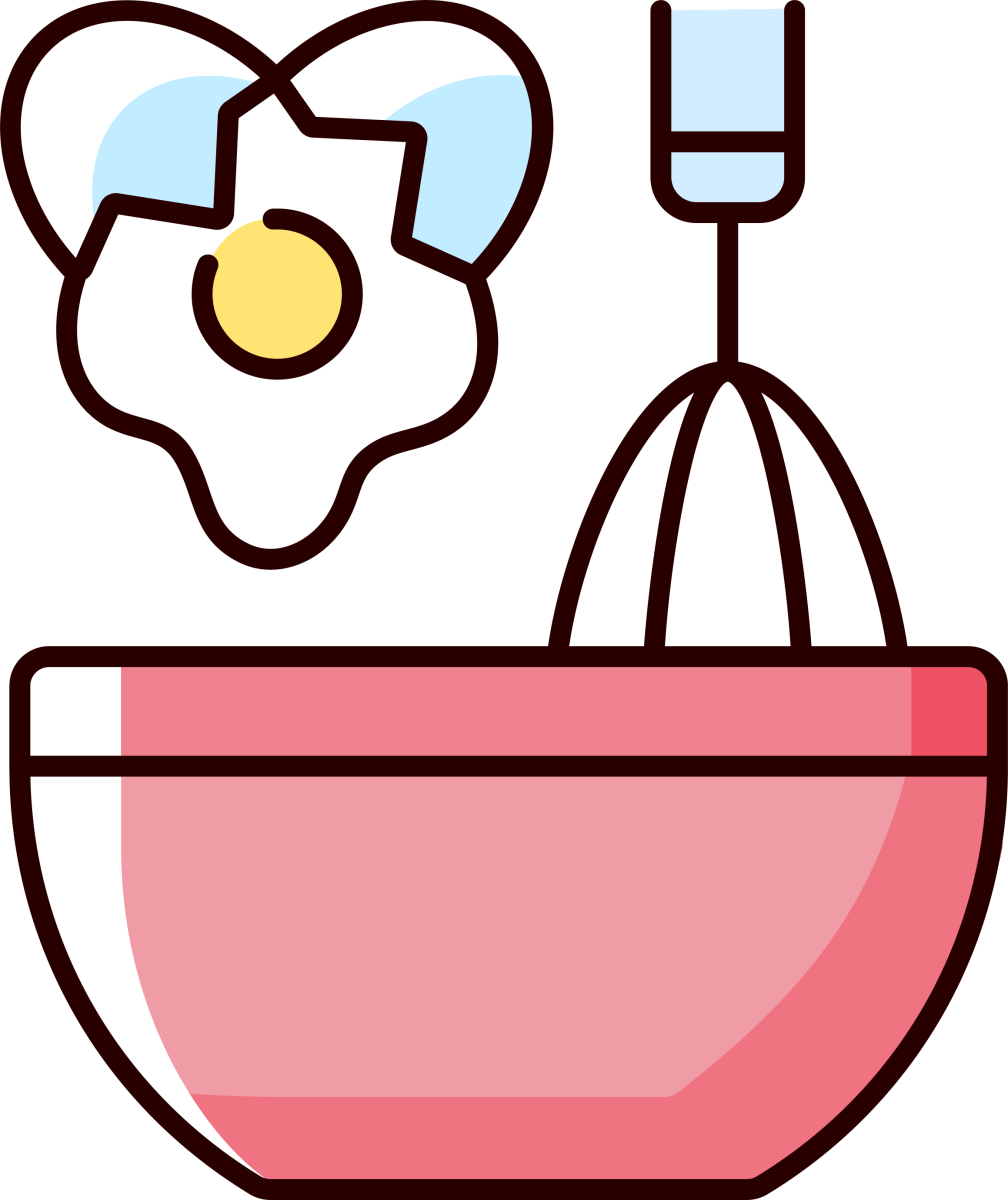 Cooking instruction RGB color icons set