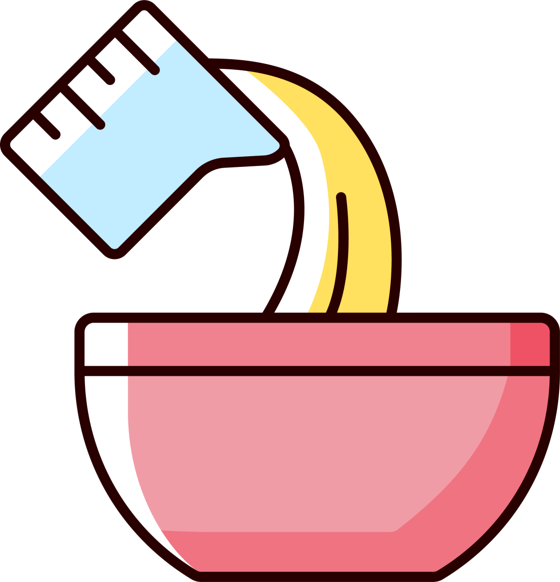 Cooking instruction RGB color icons set