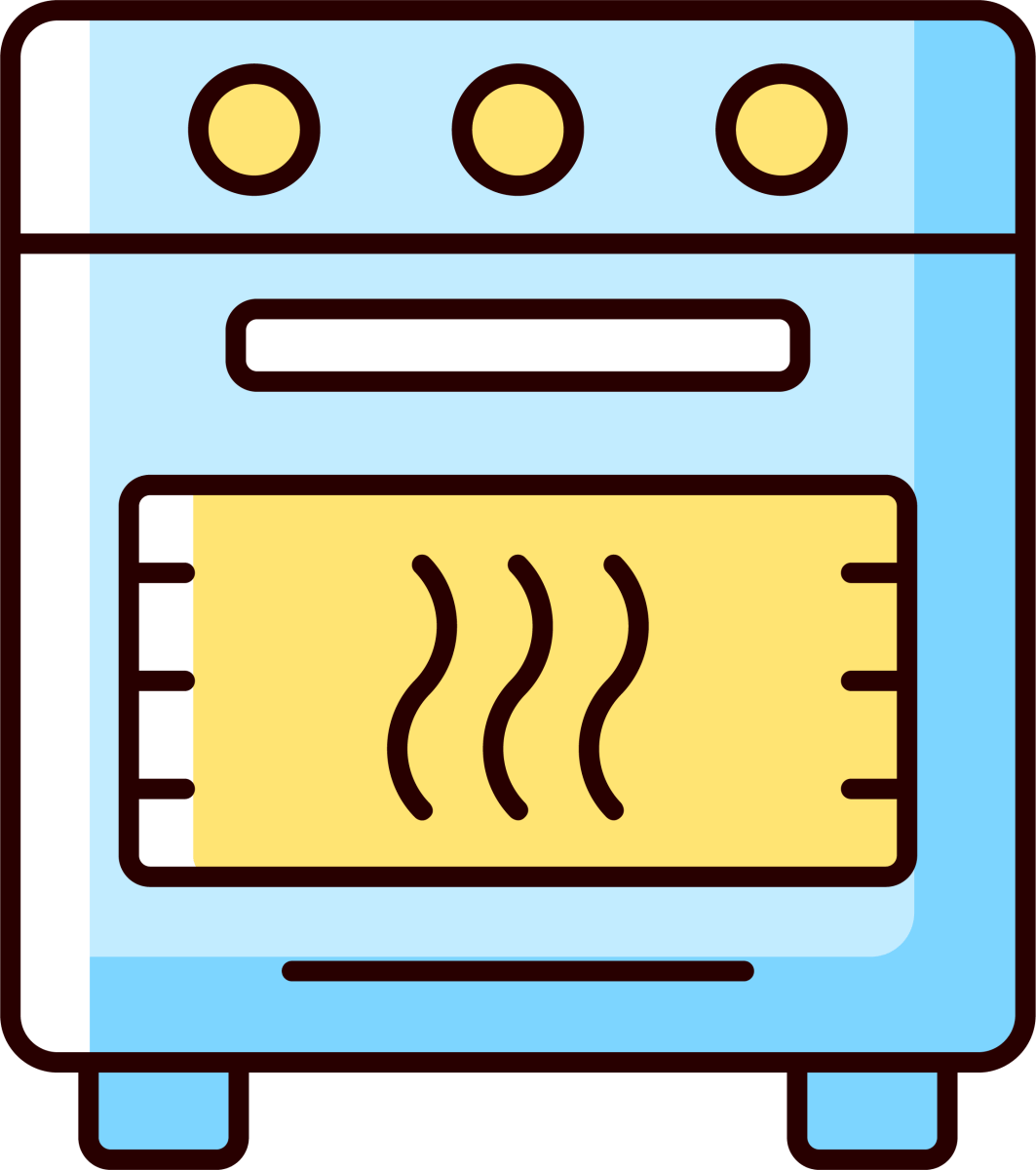 Cooking instruction RGB color icons set