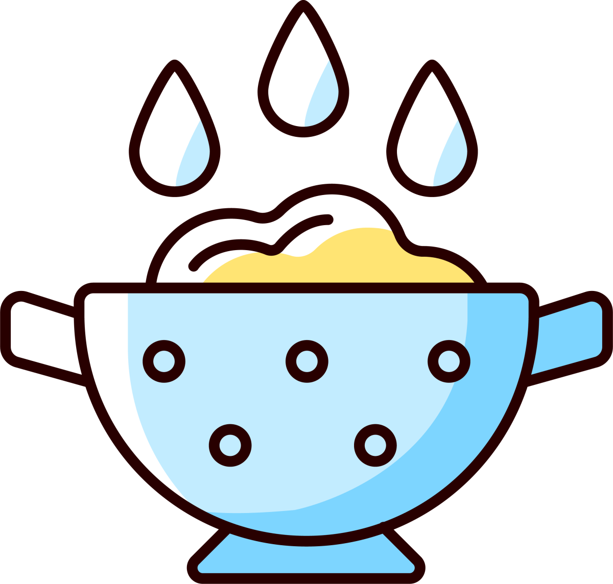 Cooking instruction RGB color icons set