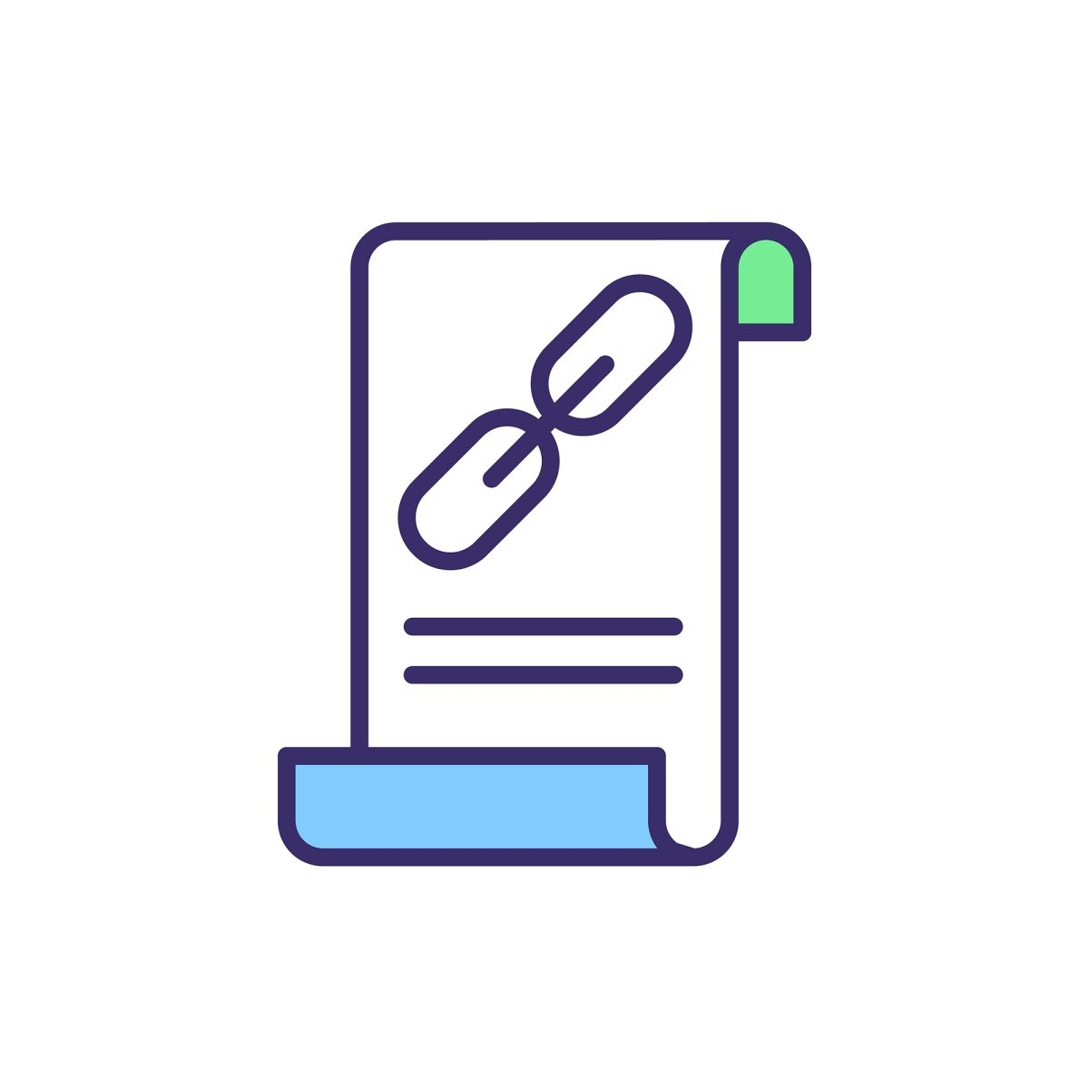 Copyright RGB color icons set