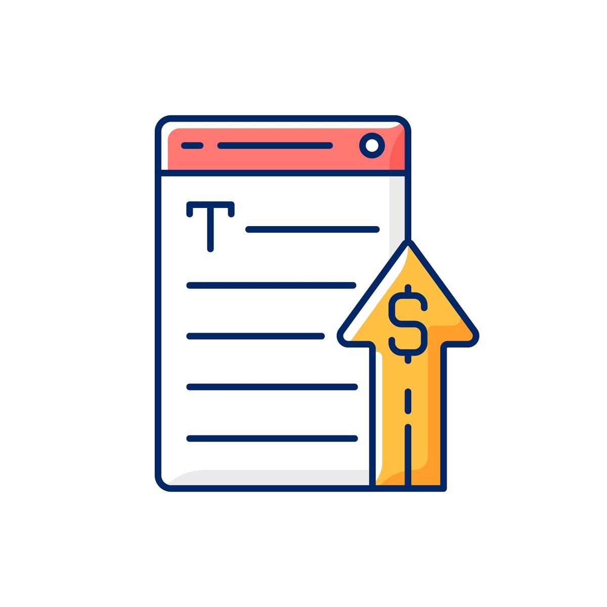 Copywriting RGB color icons set