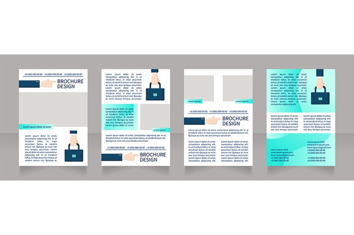Corporate culture brochure template bundle