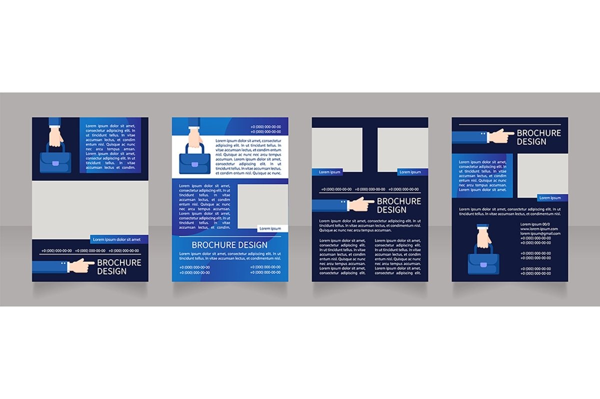 Corporate culture brochure template bundle