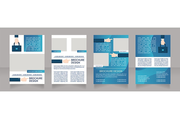 Corporate culture brochure template bundle
