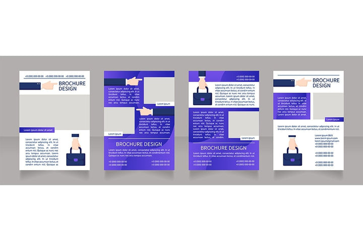 Corporate culture brochure template bundle