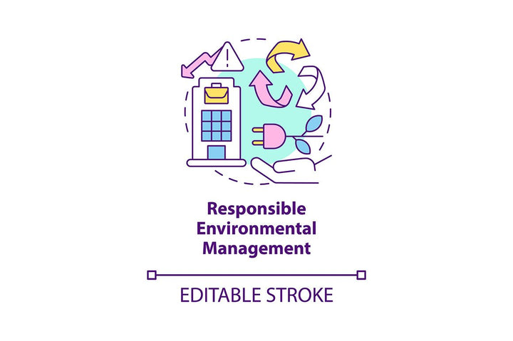 Corporate social responsibility offence concept icons bundle