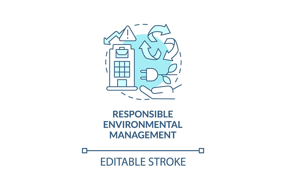 Corporate social responsibility offence concept icons bundle