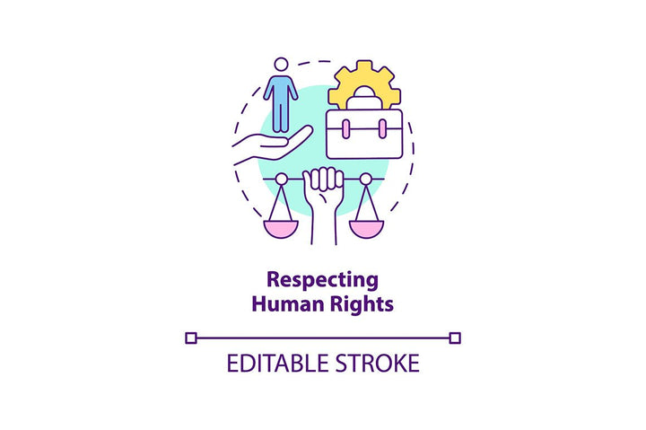 Corporate social responsibility offence concept icons bundle