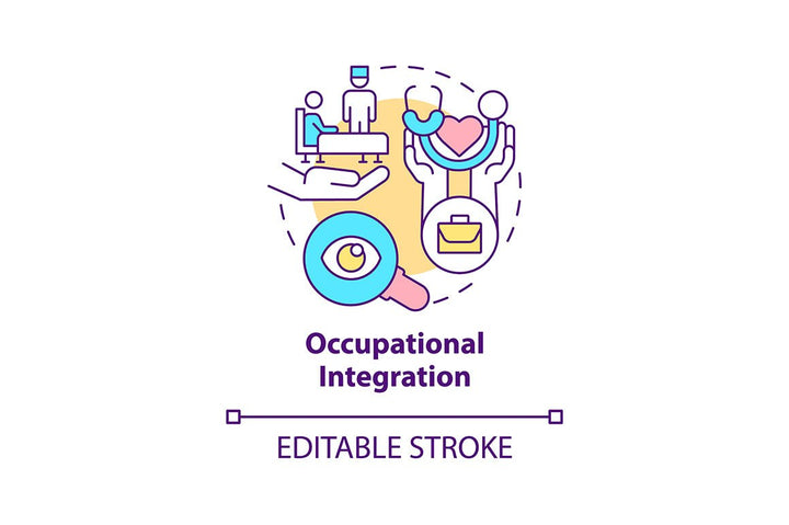 Corporate social responsibility offence concept icons bundle