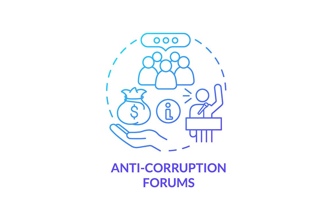 Corruption Concept Icons Bundle