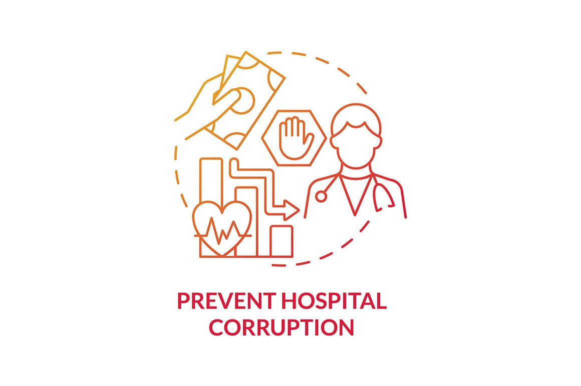 Corruption Concept Icons Bundle