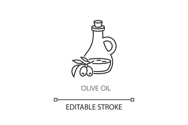 Cosmetic ingredient pixel perfect linear icons set