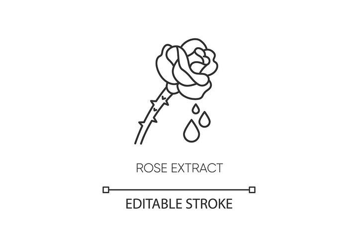 Cosmetic ingredient pixel perfect linear icons set