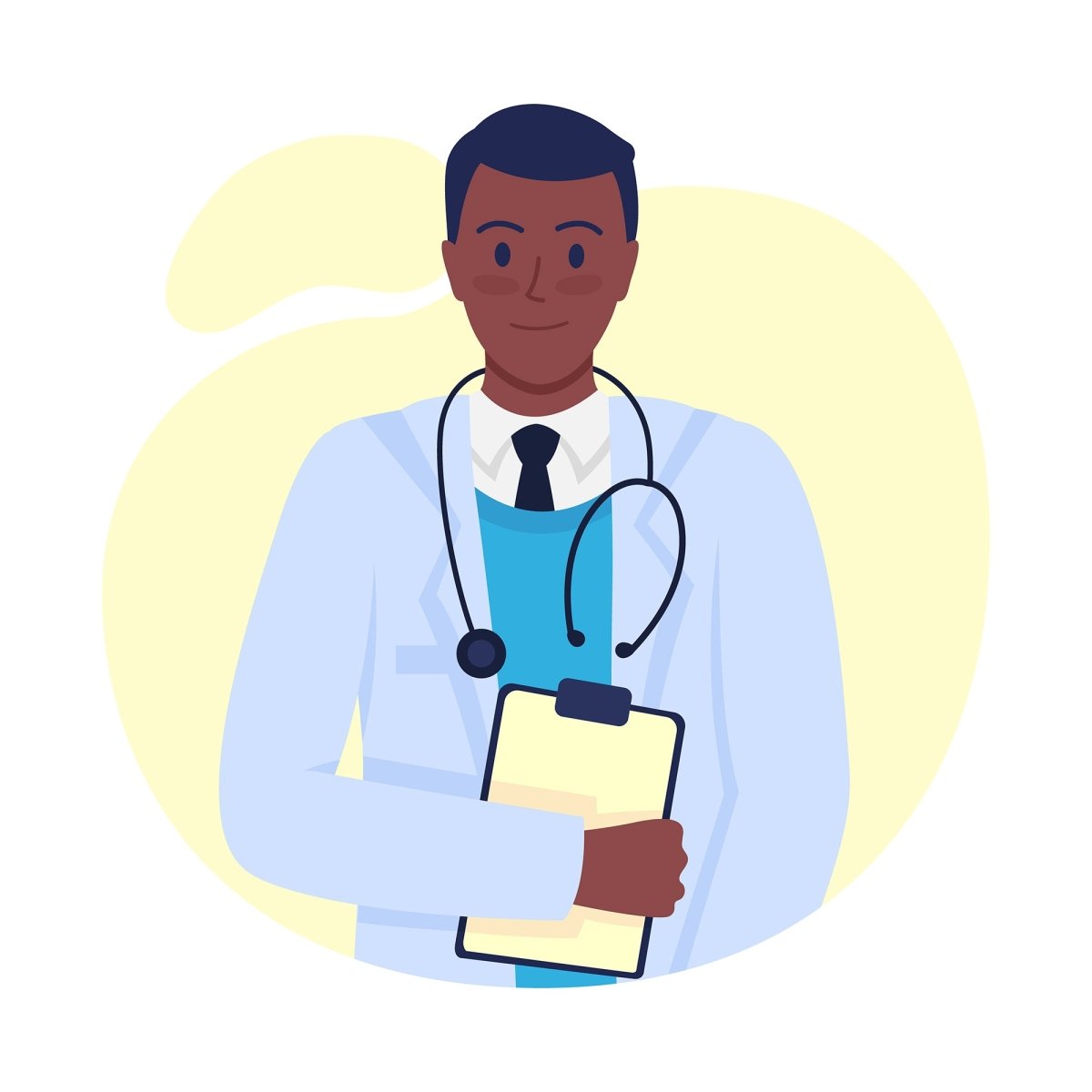 Covid syndrome color vector character set