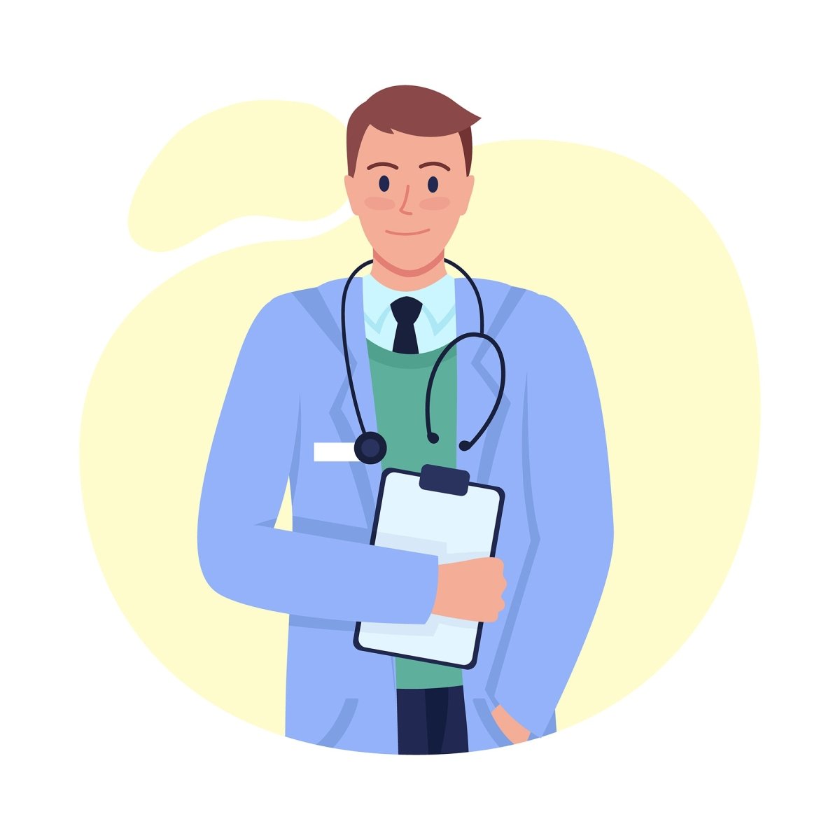 Covid syndrome color vector character set