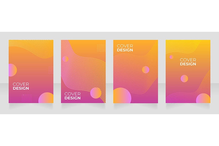 Creative design solutions blank brochure design bundle