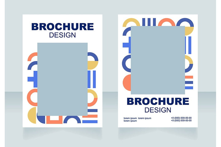 Creative design solutions blank brochure design bundle