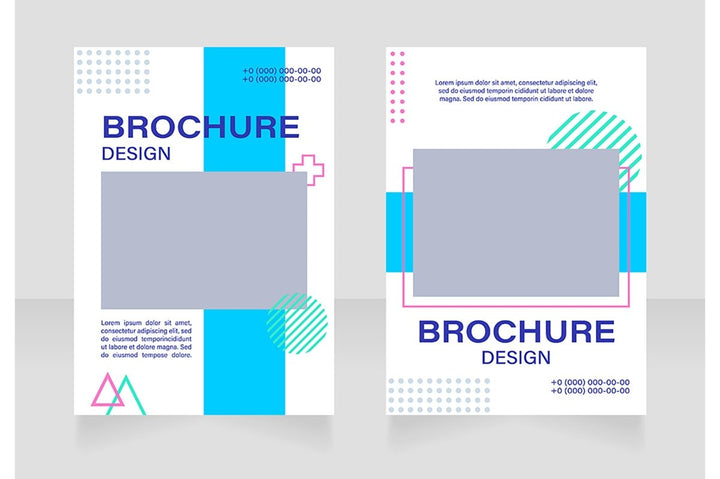 Creative design solutions blank brochure design bundle