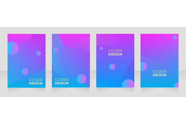 Creative design solutions blank brochure design bundle