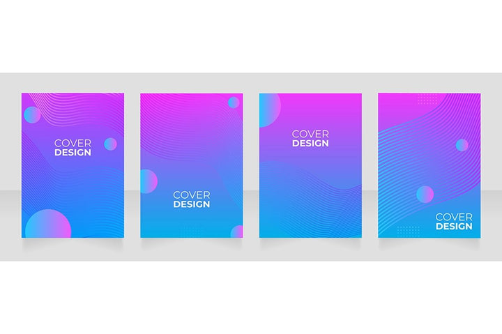 Creative design solutions blank brochure design bundle