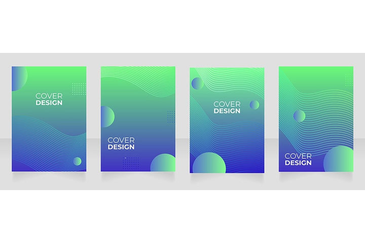 Creative design solutions blank brochure design bundle