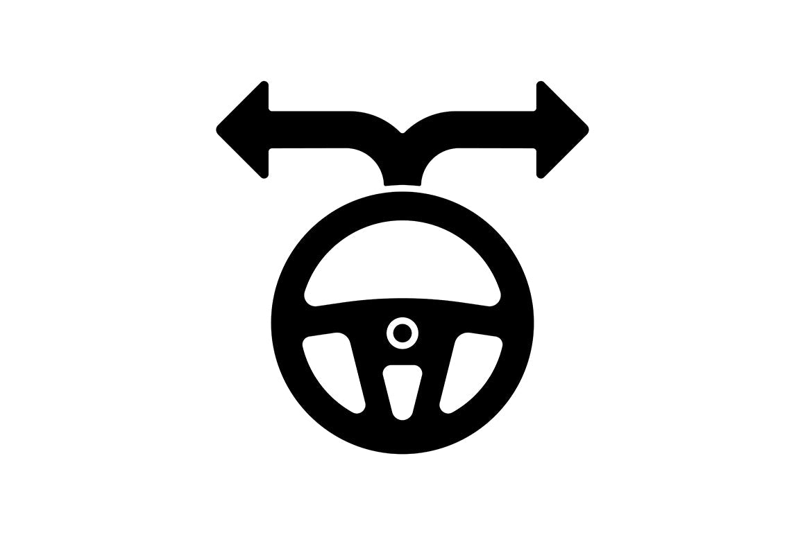 Critical thinking black glyph icons set on white space