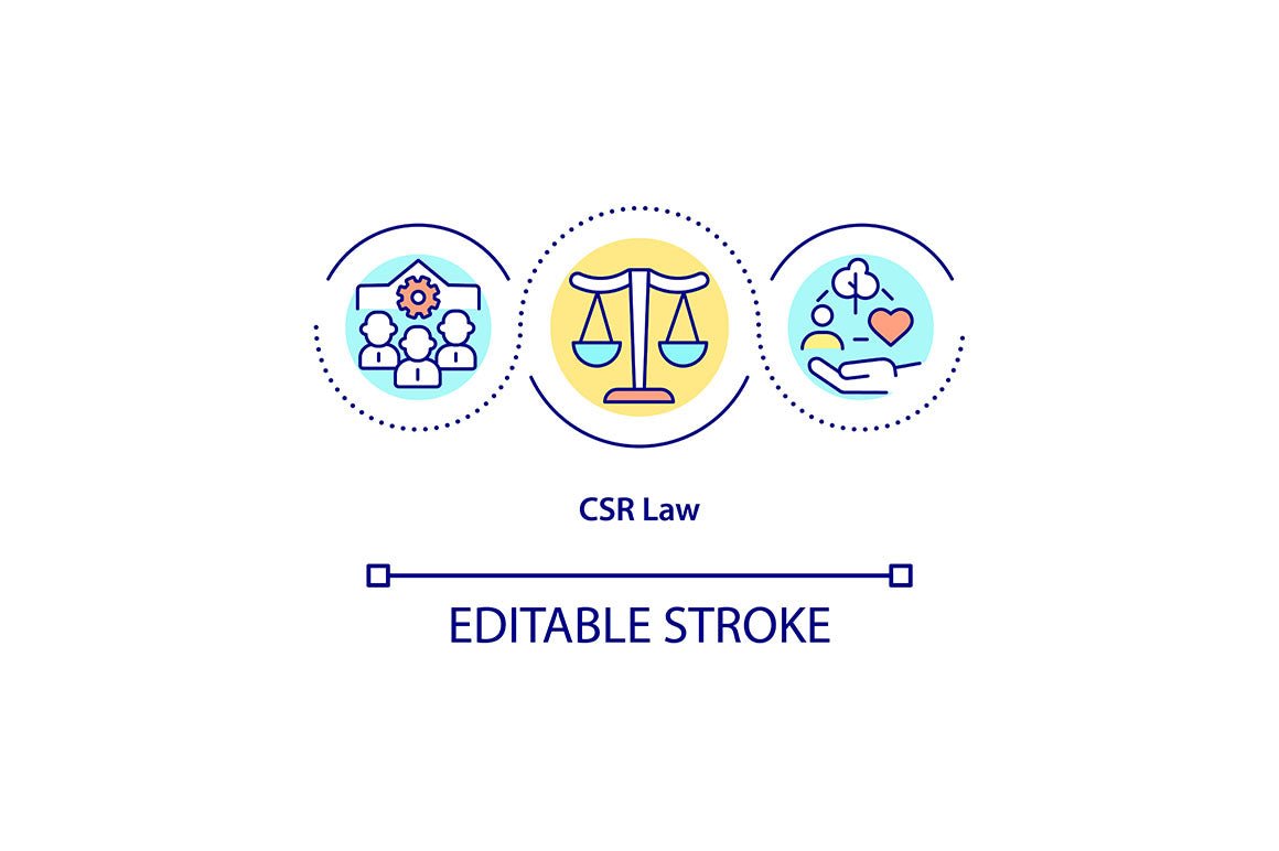 CSR Law Concept Icons Bundle