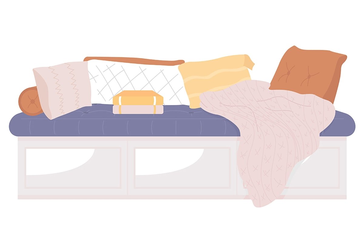 Decorative furniture vector item bundle