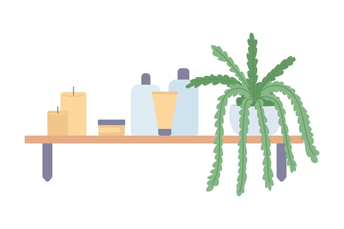 Decorative furniture vector item bundle