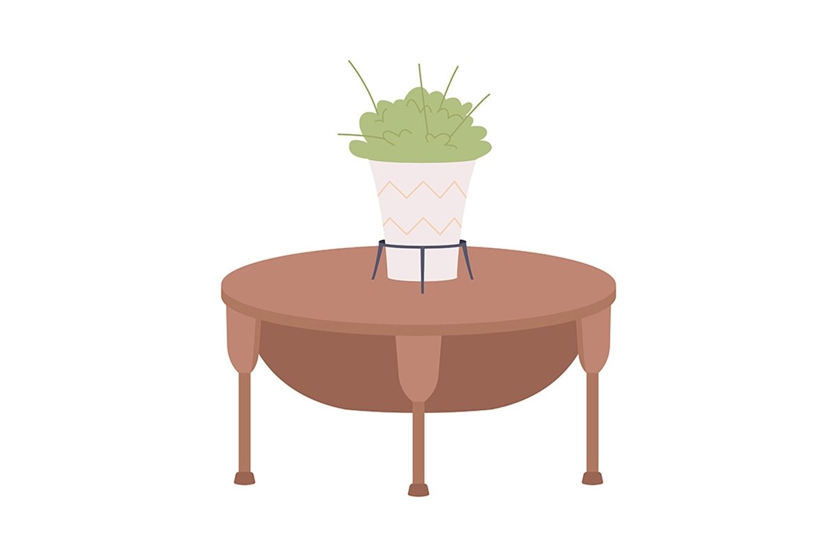 Decorative furniture vector item bundle