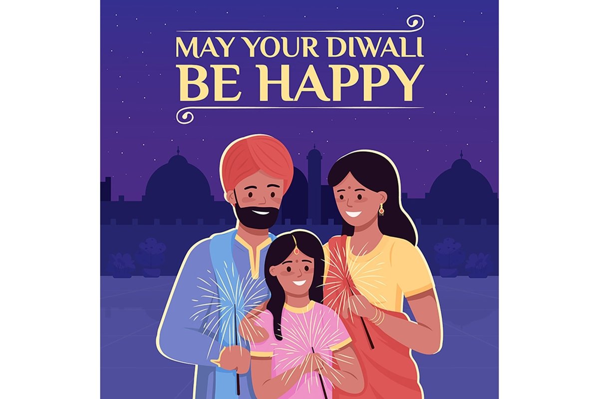 Deepavali social media post mockup set