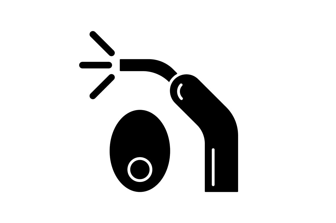 Dentistry tools and materials black glyph icons set on white space