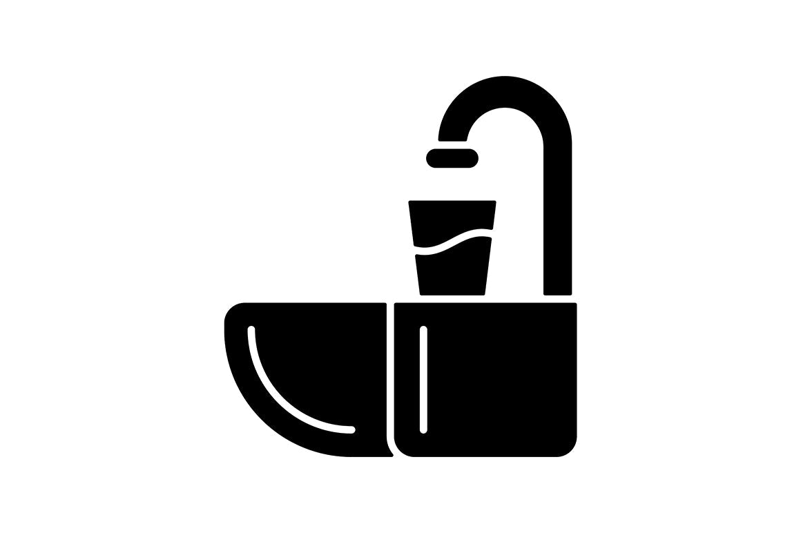 Dentistry tools and materials black glyph icons set on white space