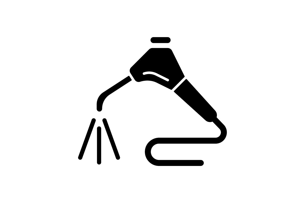 Dentistry tools and materials black glyph icons set on white space