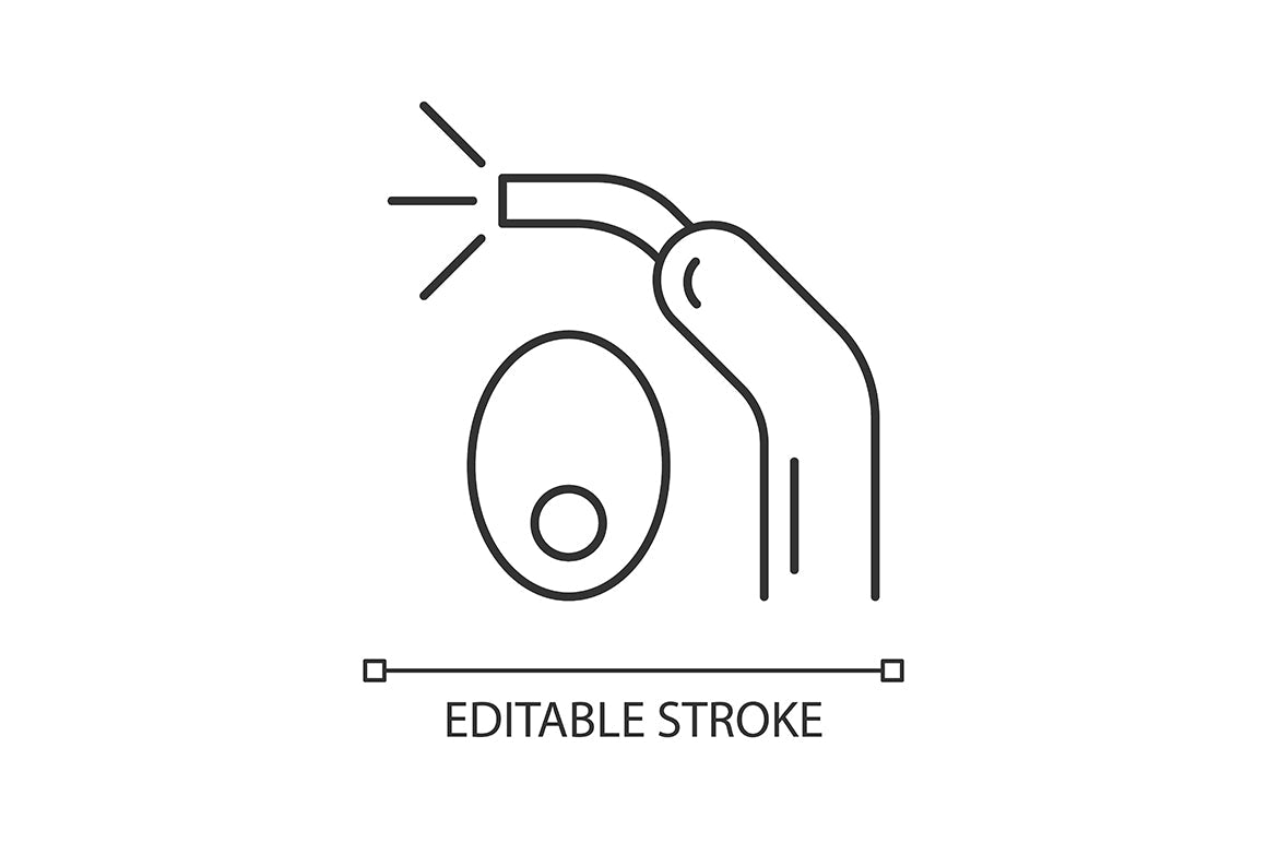 Dentistry tools and materials linear icons set for dark and light mode