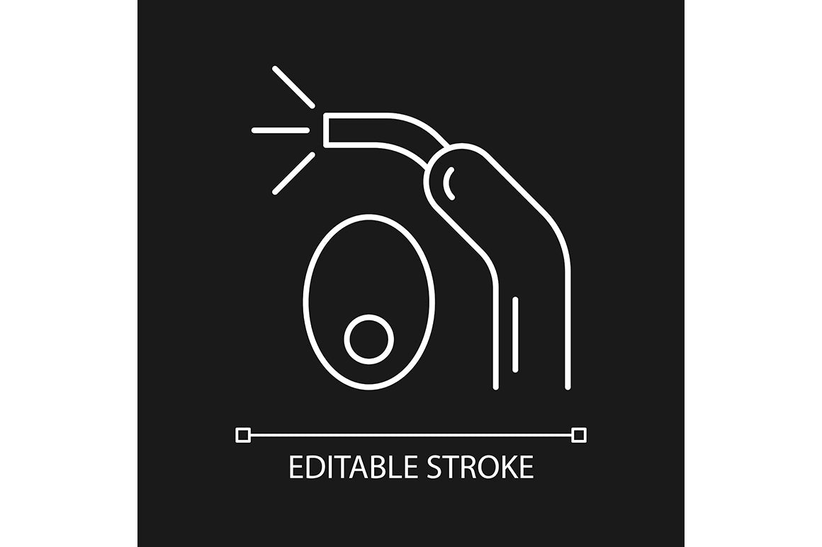 Dentistry tools and materials linear icons set for dark and light mode