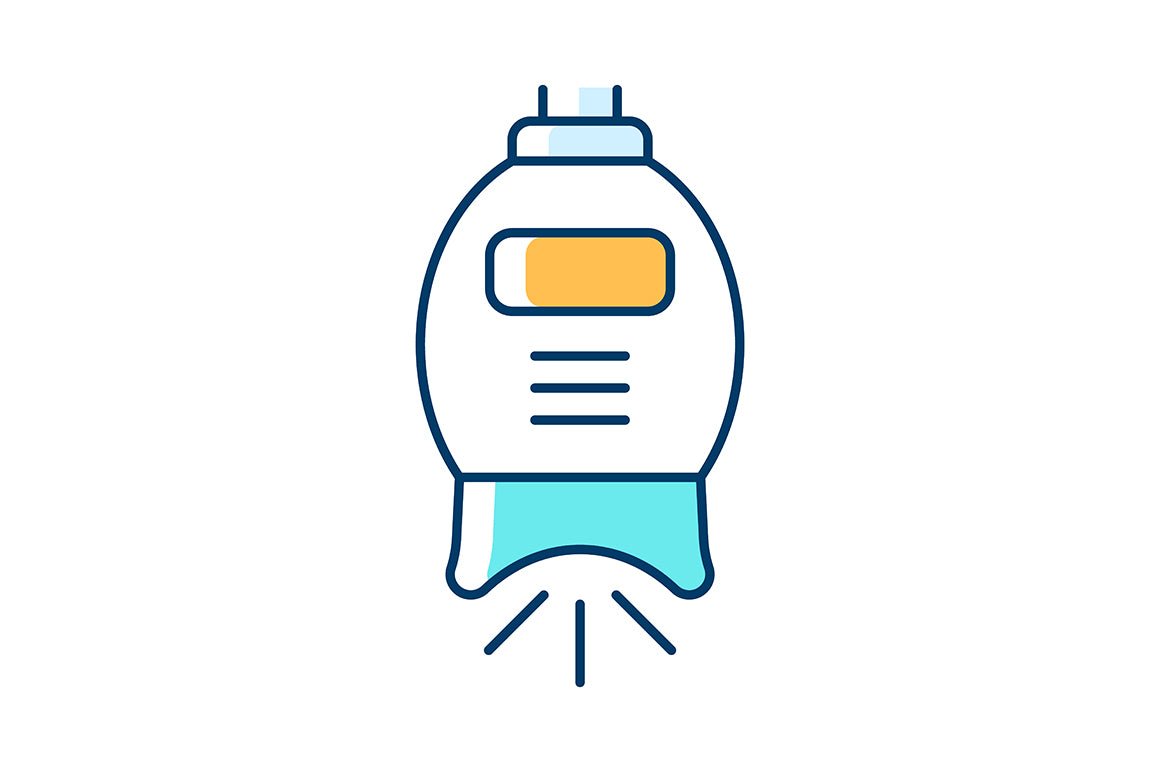 Dentistry tools and materials RGB color icons set