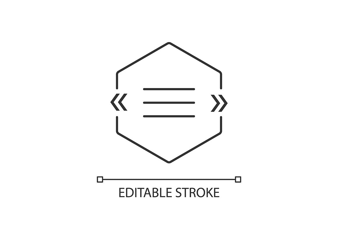 Dialogue box pixel perfect linear icons set
