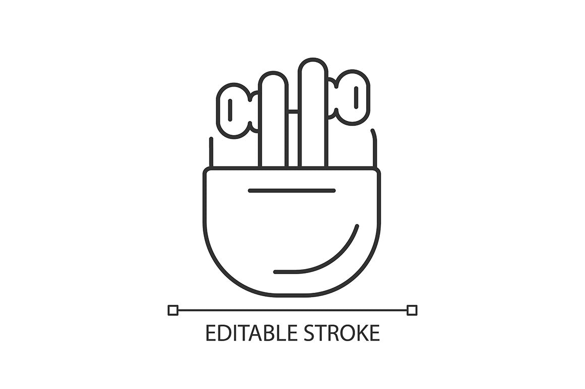 Different types of headphones linear icons set for dark and light mode