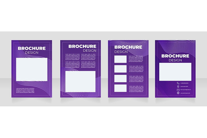 Digital art brochure template bundle