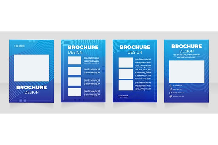 Digital art brochure template bundle