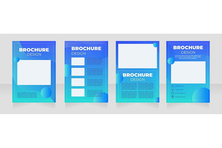 Digital art brochure template bundle