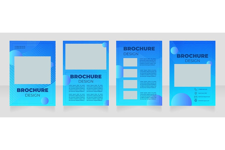 Digital art brochure template bundle