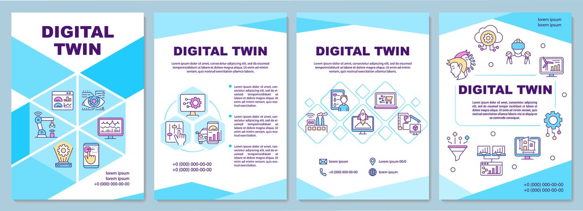 Digital twin brochure template