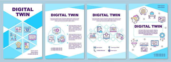 Digital twin brochure template