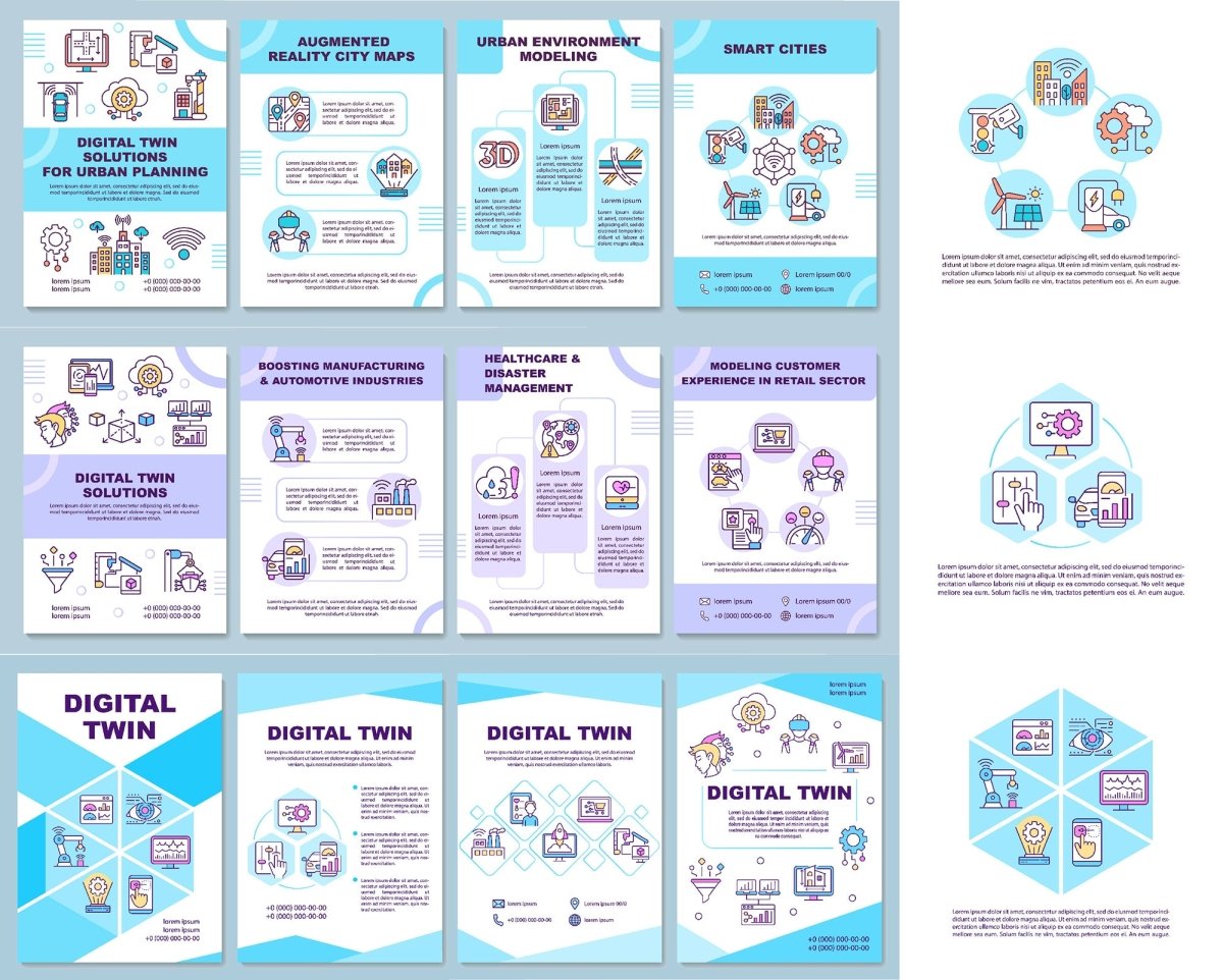 Digital twin brochure template