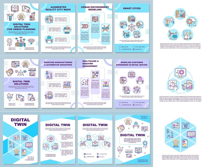 Digital twin brochure template