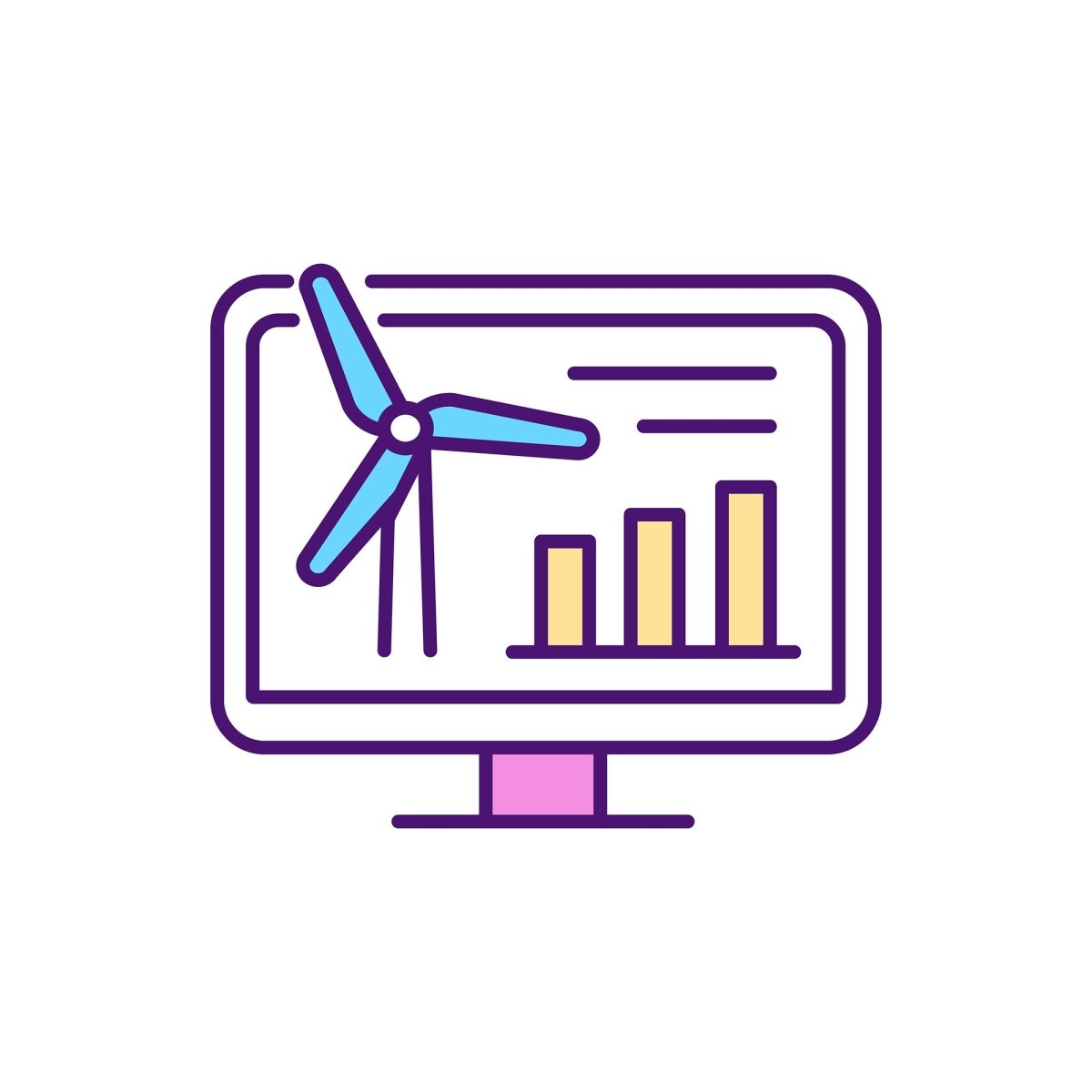 Digital twin RGB color icons set