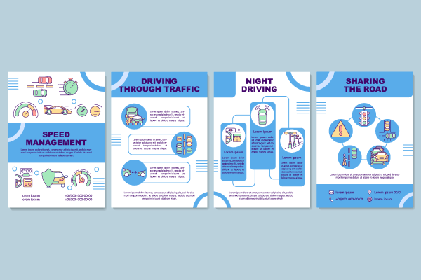 Driving Courses Types Brochure Bundle